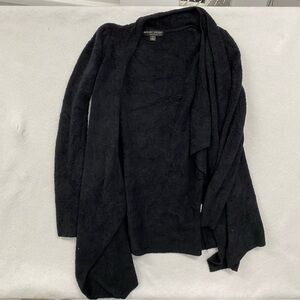 Barefoot Dreams CozyChic Lite Black Cardigan Robe S/M